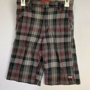 VANS Plaid Shorts Boys Size 12